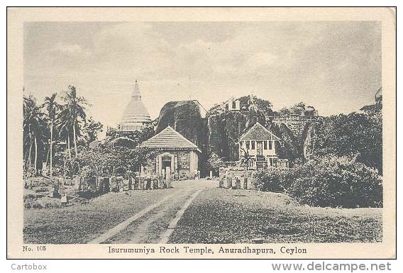 Ceylon, Isurumuniya Rock Temple, Anuradhapura   (Sri Lanka) (Ceylan) - Sri Lanka (Ceylon)