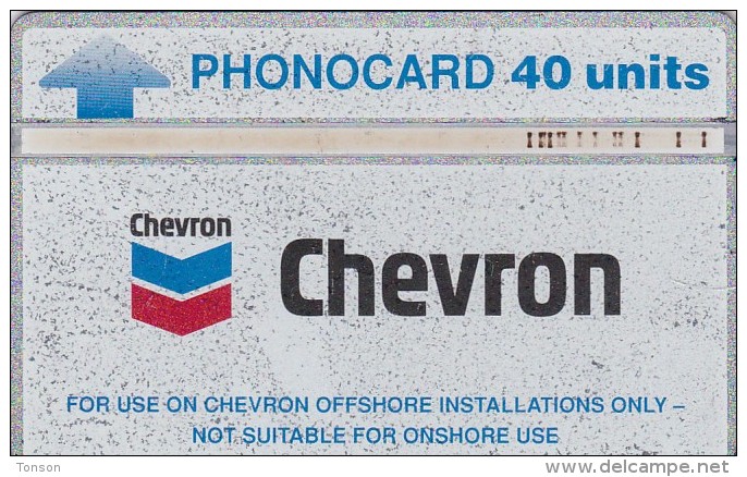 UK, CUR034,  Chevron,   CN : 372F - [ 2] Plataformas Petroleras