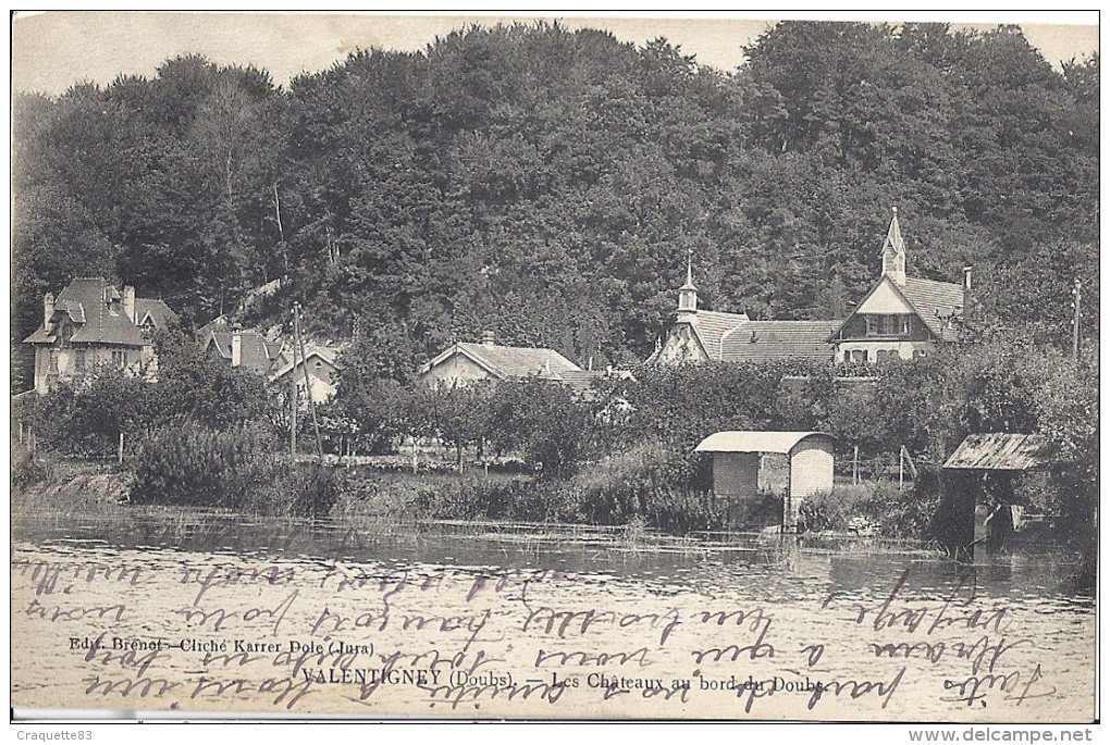 VALENTIGNEY  LES CHATEAUX AU BORD DU DOUBS - Valentigney