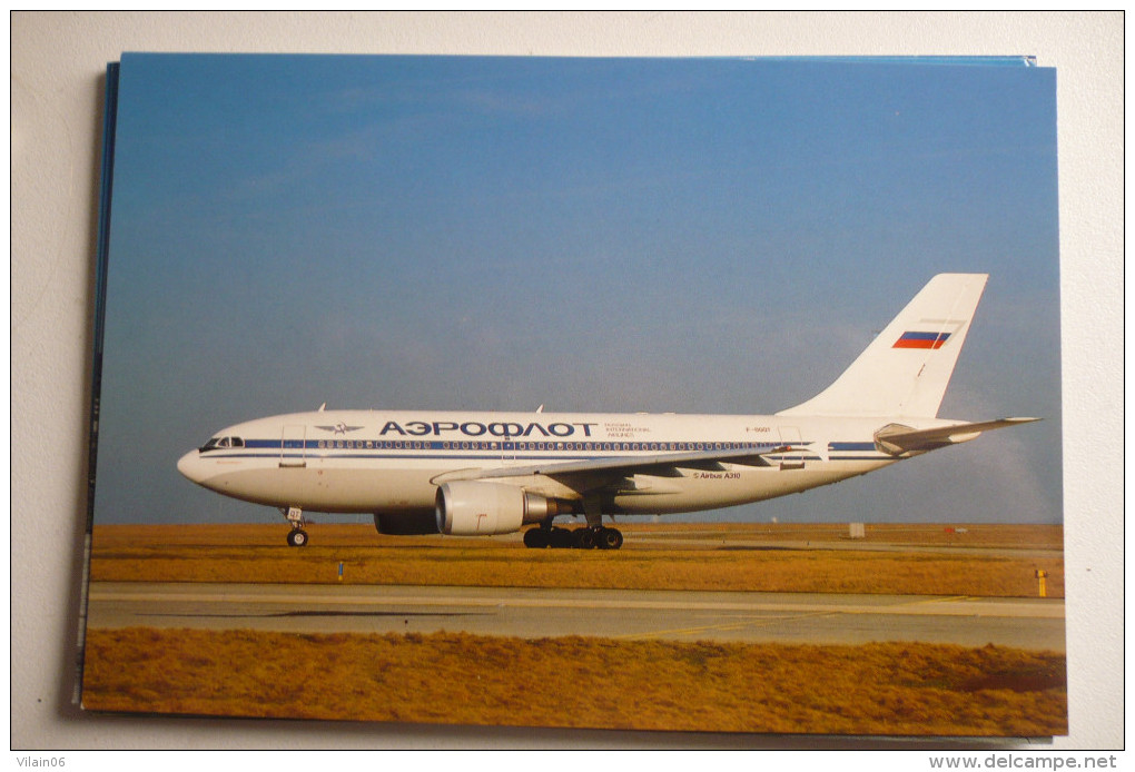 AIRBUS A 310     AEROFLOT   F OGOT           EDITION PI   N°  878 - 1946-....: Moderne