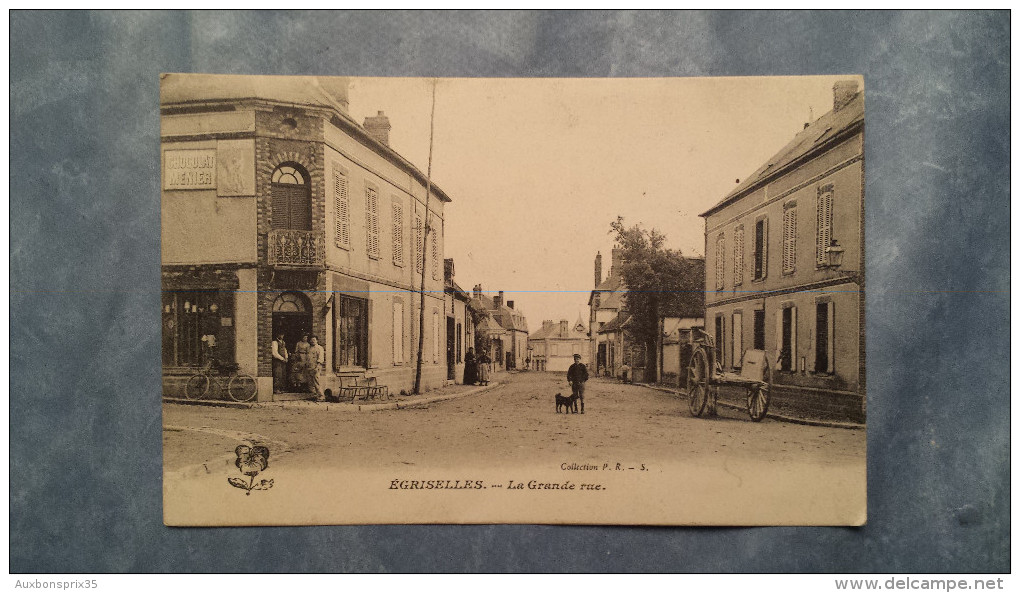 CPA - CARTE POSTALE - ÉGRISELLES - LA GRANDE RUE - 89 - Egriselles Le Bocage