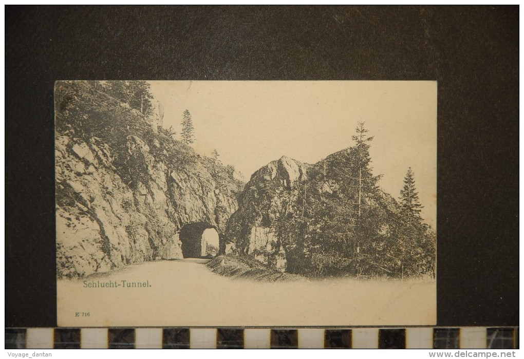 CPA *   Schlucht-Tunnel  1908 - Gerardmer