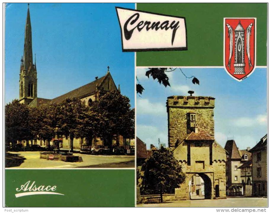 Cernay L'église St Etienne - Porte De Thann - Cernay