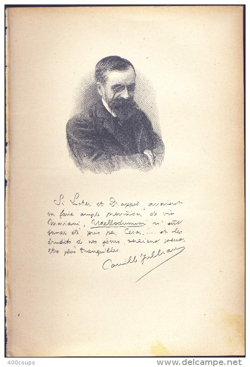 De 1925 - Biographie - Gravure - Authographe - CAMILLE JULLIAN - De L'académie Française, De L'académie Des Inscriptions - Non Classés