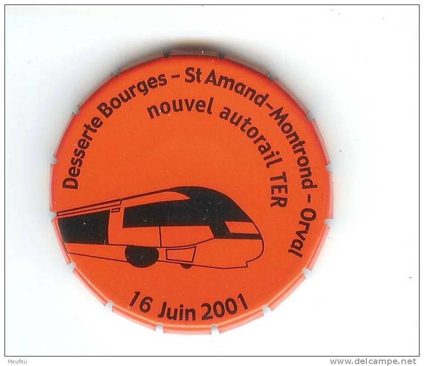 CHEMIN DE FER - TRAINS - Boite SNCF - 2 Bts Vides - Desserte BOURGES St AMAND-MONTROND NOUVEL AUTORAIL TER 16/06/2001 - Chemin De Fer