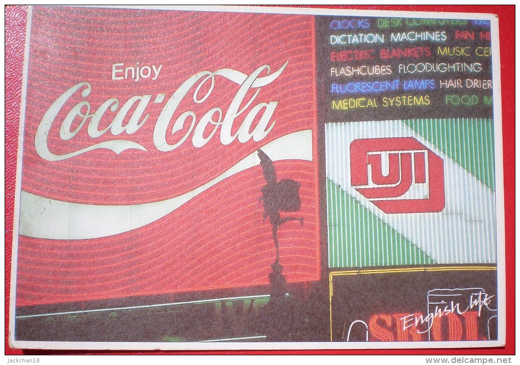 - CP PUBLICITE  COCA-COLA -Enjoy - LONDON PICCADILLY CIRCUS - - Cartoline