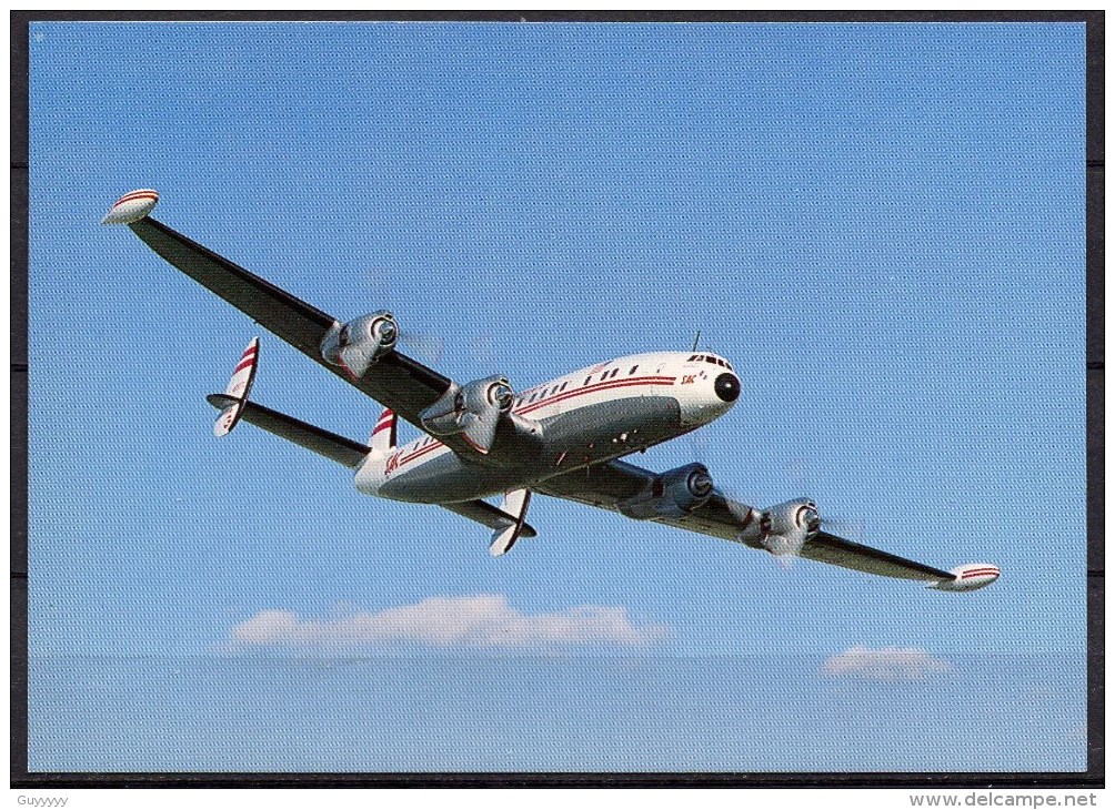 Carte Postale - Lockheed L-1409H - Save A Connie - Neuve - 1946-....: Ere Moderne