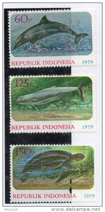 Serie Nº 860/2 Indonesia - Whales