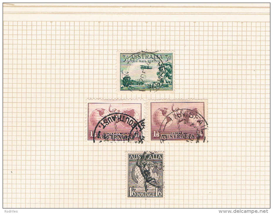 Australia. Coleccion de sellos de Australia. Australia Occidental y Australia del Sur