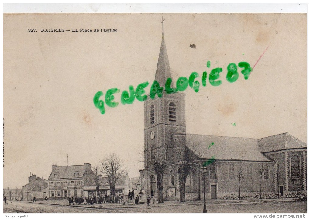 59 - RAISMES - LA PLACE DE L' EGLISE - Raismes