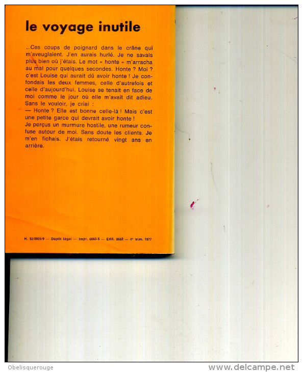 Exbrayat  EXBRAYAT LE VOYAGE INUTILE 1977 230 PAGES - Le Masque
