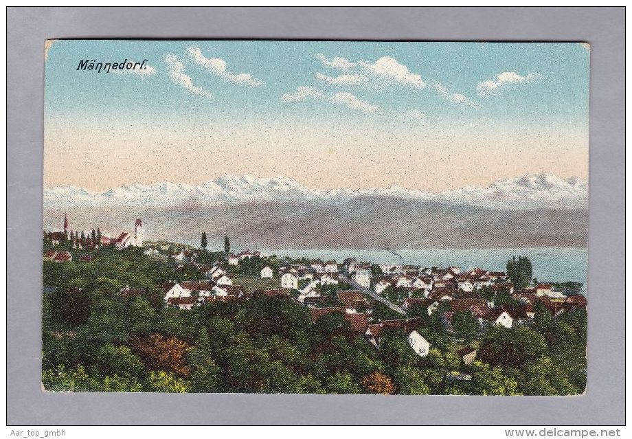 ZH MÄNNEDORF 1928.V.8. Fribourg 1   Foto Künzli - Männedorf