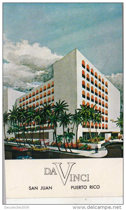 P3791 Da Vinci San Juan Puerto  Rico  Front/back Image - Puerto Rico