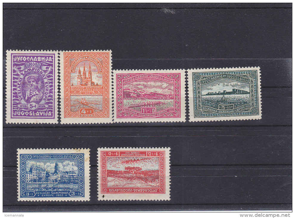 YUGOSLAVIA   YVERT  225/230   MNH  **   (SOMBRAS  DEL TIEMPO  ATRAS) - Unused Stamps
