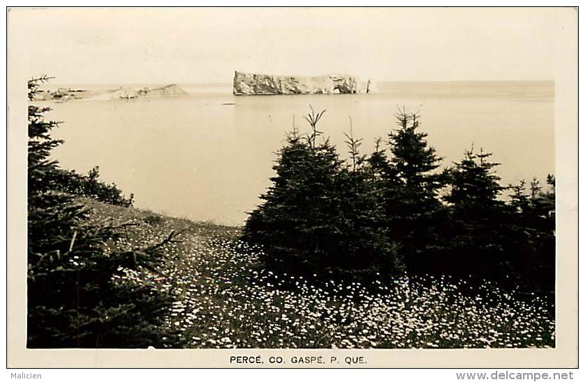 Pays Div- Canada -ref B938- Percé , Co Gaspé P Que - Carte Bon Etat   - - Non Classés