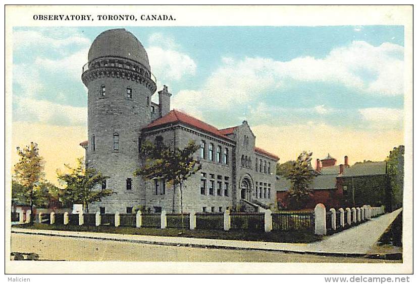 Pays Div- Canada -ref B921- Observatory , Toronto  - Carte Bon Etat  - - Non Classés