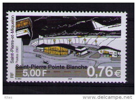 Saint Pierre And Miquelon 2001 Blanche Airport MNH - Unused Stamps