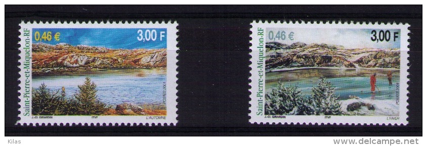 Saint Pierre And Miquelon 2001 Spring And Summer MNH - Unused Stamps