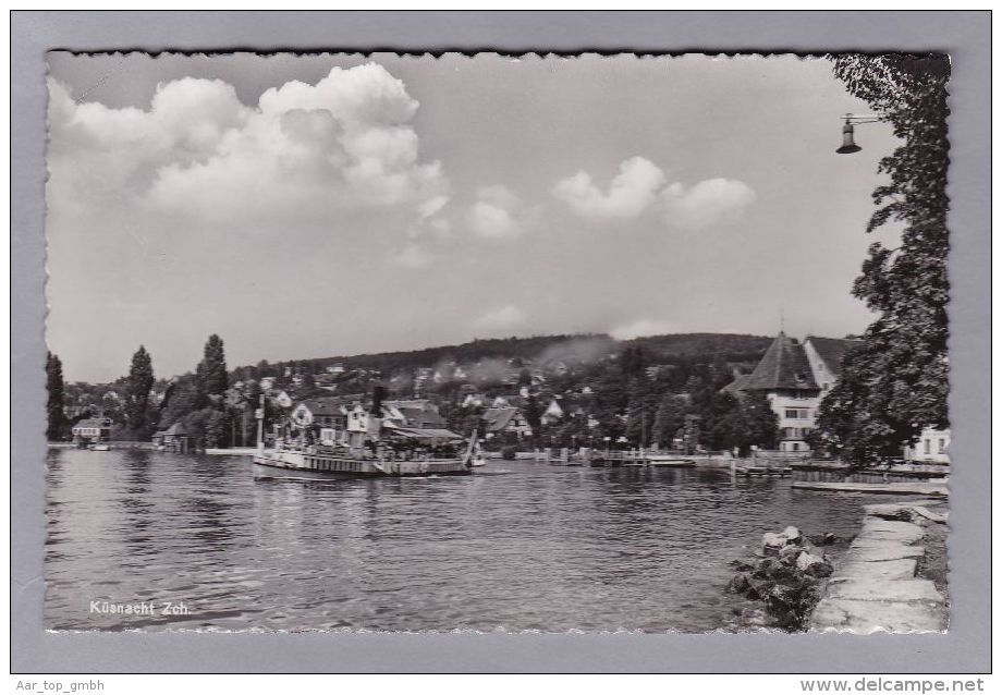 ZH KÜSNACHT 1939.III.28. Küssnacht  Schiffs-Abfahrt Foto Wehrli - Küsnacht
