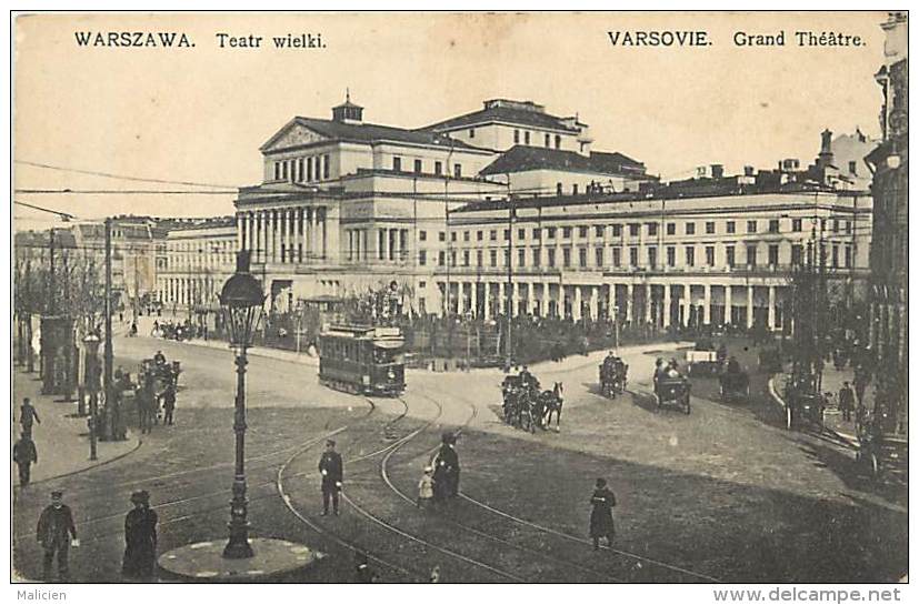 Pays Div- Pologne-ref B887- Warszawa - Varsovie - Warschau - Tramway - Carte Bon Etat  - - Pologne