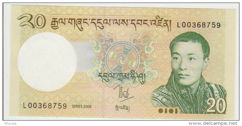 Bhutan 20 Ngultrum 2006 Pick 30 UNC - Bhoutan