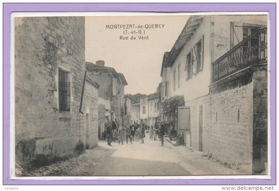 82 - MONTPEZAT De QUERCY -- Rue Du Vent - Montpezat De Quercy