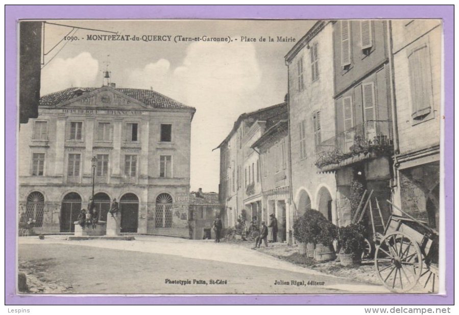 82 - MONTPEZAT De QUERCY -- Place De La Mairie - Montpezat De Quercy