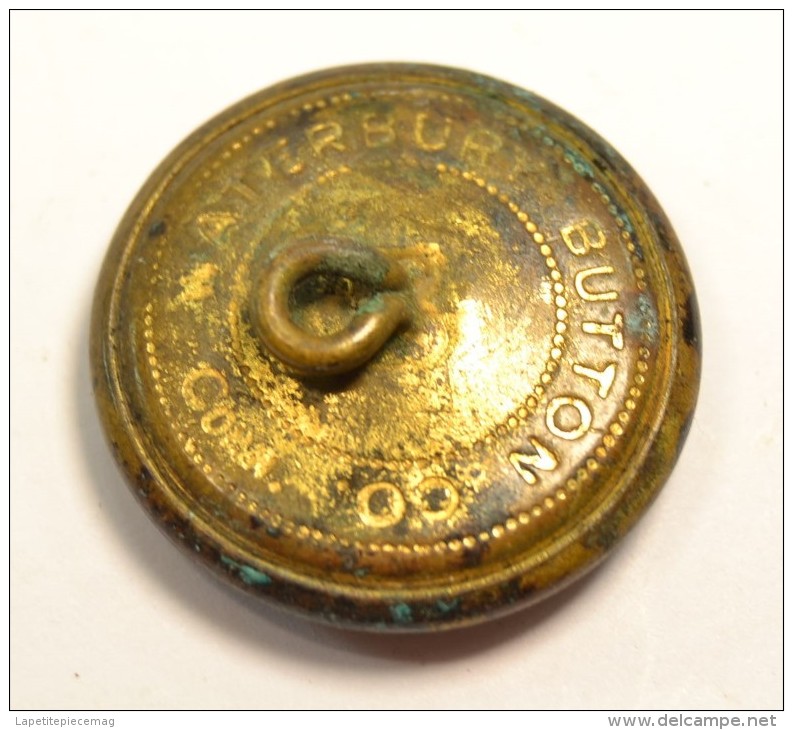 Bouton US 28,5mm 2,85cm 28mm 29mm WW2 / WW1 (bouton Us) Pour Veste / Blouson. Première Ou Deuxieme Guerre Mondiale - Botones