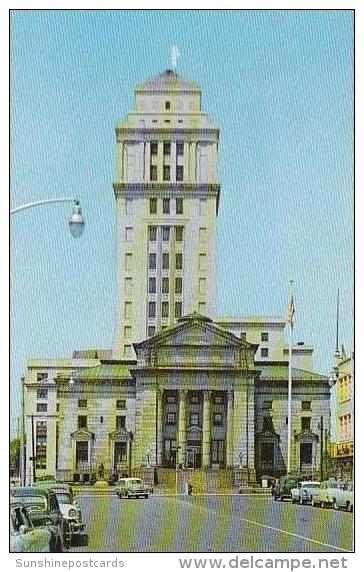 New Jersey Elizabeth Union County Court House Curteich - Elizabeth