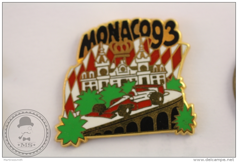 F1 Grand Prix Monaco 93 Pin Badge - #PLS - F1