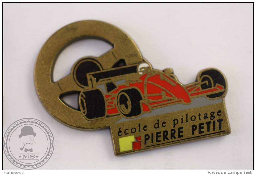 Rare F1 Escole De Pilotage Pierre Petit -Boussemart  Pin Badge - #PLS - F1
