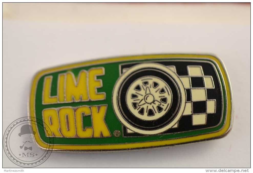 Rallye Lime Rock Pin Badge   - #PLS - Rally