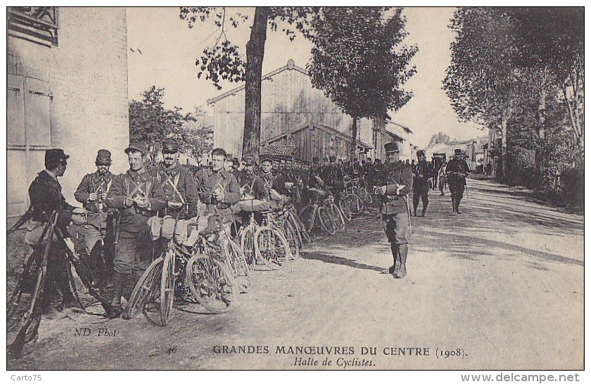 Militaria - Grandes Manoeuvres - Région Centre - Compagnie Cyclistes - Manovre