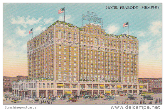 Tennessee Memphis Hotel Peabody Curteich - Memphis