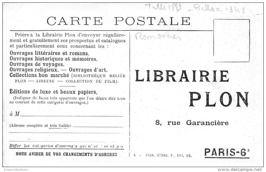 Thème  Célébrité   Ecrivain  Romancier  Charles Sylvestre  ( Tulle 1889 - Bellac 1948) - Writers