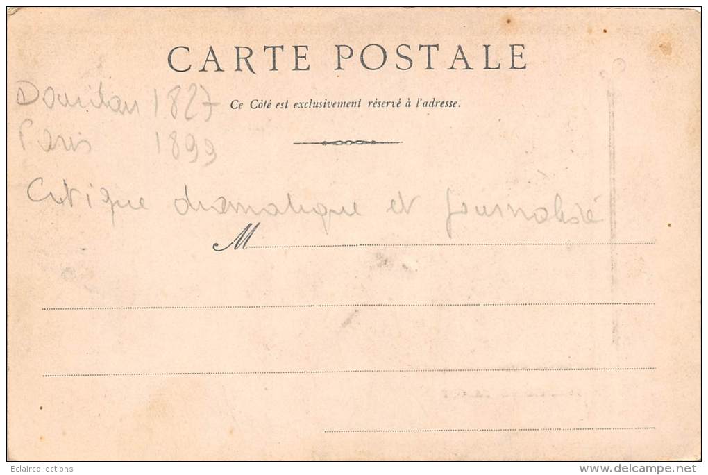 Thème  Célébrité   Ecrivain   Critique  Journaliste Francisque Sarcey  (Dourdan 1827-Paris 1899) - Ecrivains