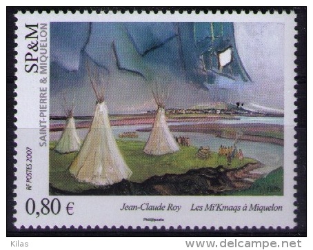 Saint Pierre And Miquelon 2007 Jean-Claude Roy Painting MNH - Neufs