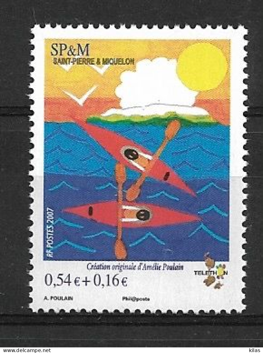 Saint Pierre And Miquelon 2007 Telethon MNH - Unused Stamps