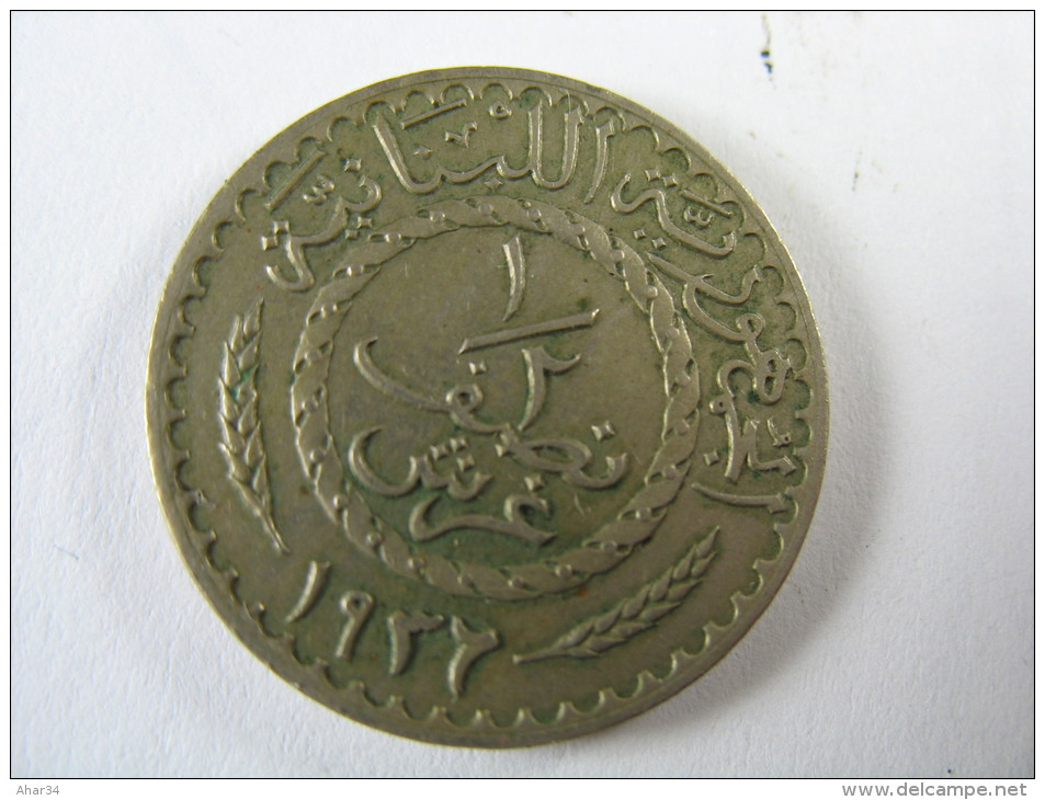 LEBANON LIBAN  1/2  PIASTRE 1936 NICE COIN LOT 20 NUM 8 - Libanon