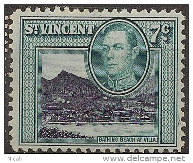 ST VINCENT 1949 7c KGVI SG 170 HM #BC557 - St.Vincent (...-1979)