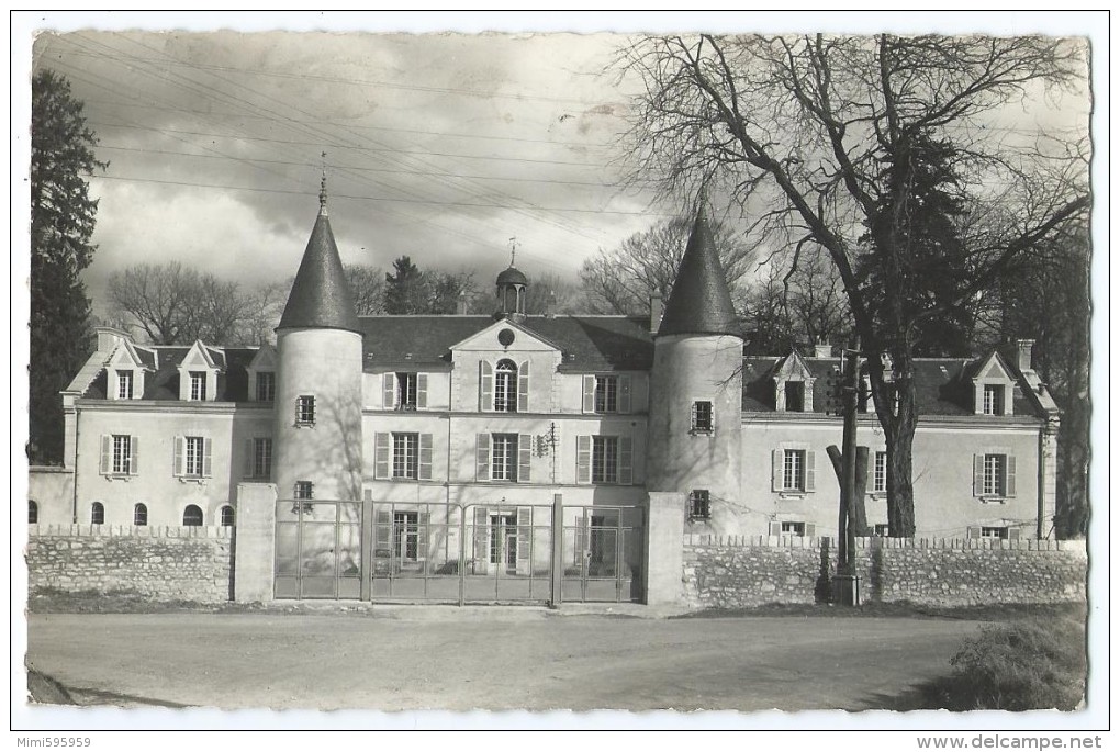 33 - BOISSY-LA-RIVIERE (91) -Centre D'Education... - Domaine De Bierville - Le Château- CPSM N&B 1960 - Scan Recto-verso - Boissy-la-Rivière