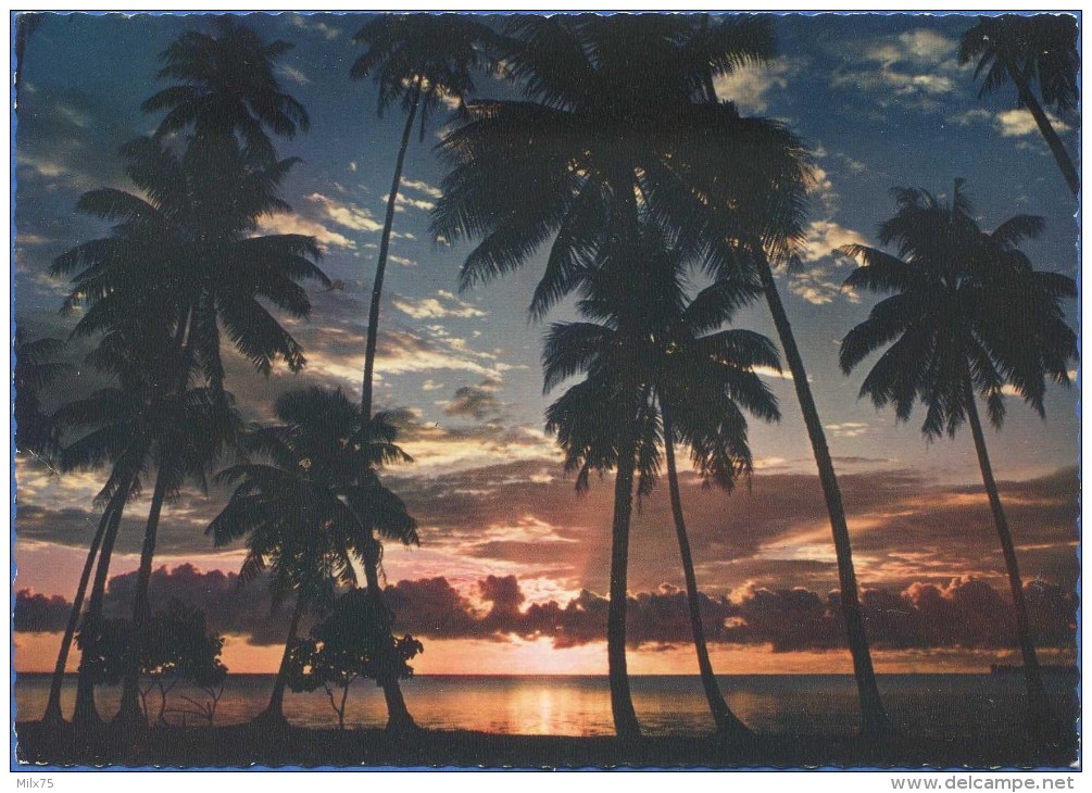 TAHITI - Coucher De Soleil Sur Le Pacifique - Tahiti