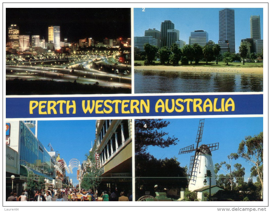 (PH 416) Australia - WA - Perth 4 Views - Perth
