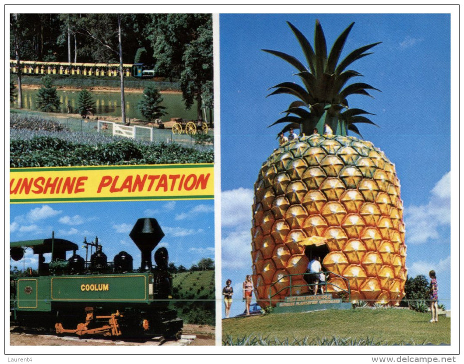 (PH 416) Australia - QLD - Sunshine Plantation - Big Pineapple - Train - Sunshine Coast