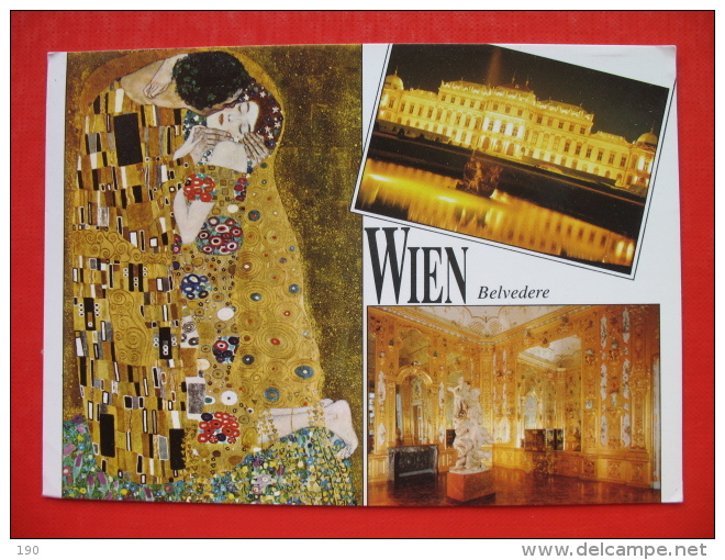 Wien Belvedere Klimt Der Kuss Goldkabinett - Belvedere