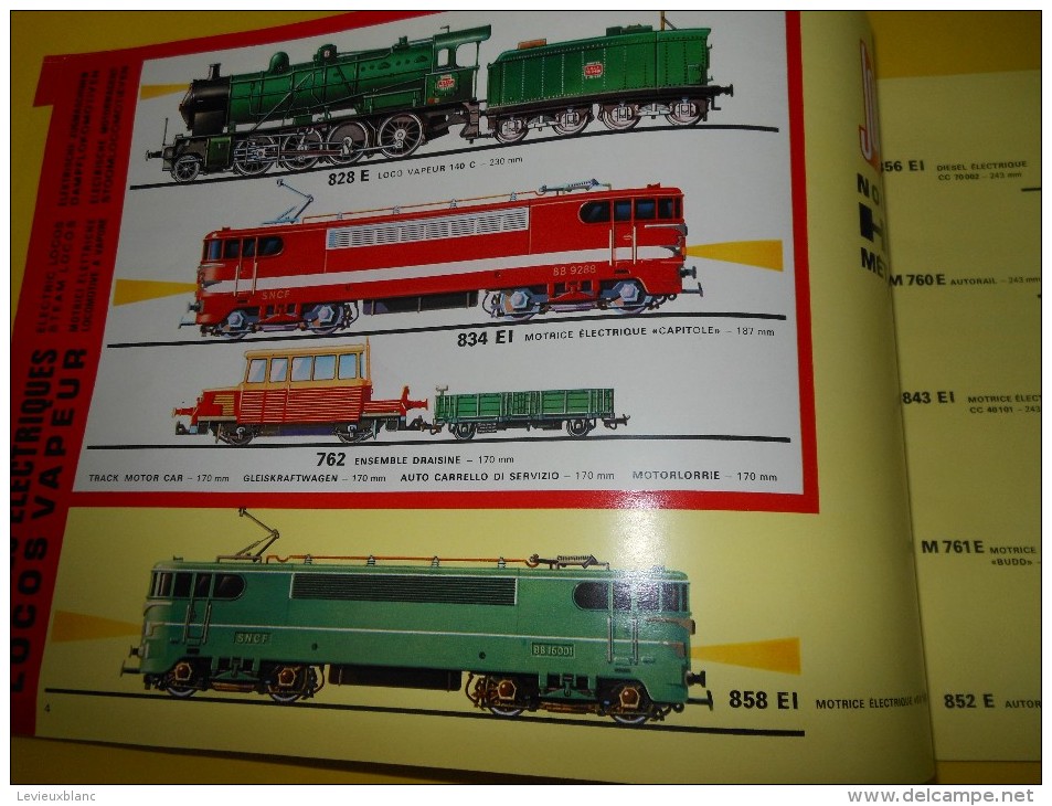 JOUEF/Marque Déposée/Trains électriques /HO/Normal/Métrique/ 1968    VOIT26 - Francese