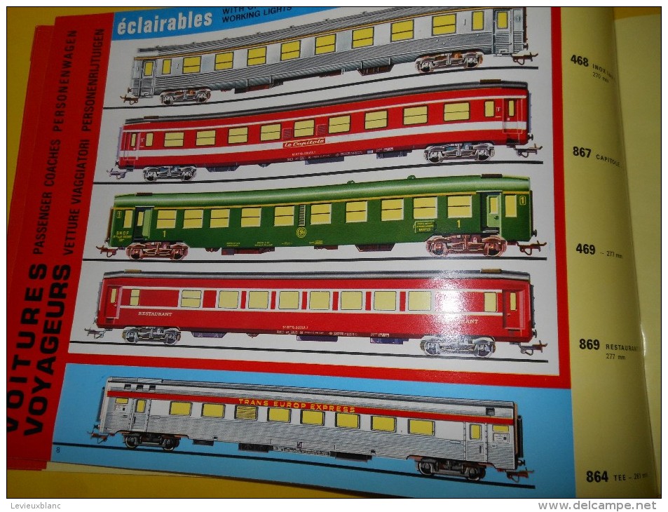 JOUEF/Marque déposée/Trains électriques /HO/Normal/Métrique/ 1968    VOIT26