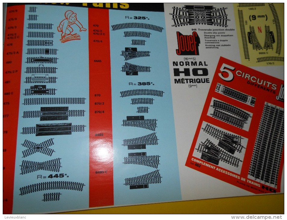 JOUEF/Marque déposée/Trains électriques /HO/Normal/Métrique/ 1968    VOIT26