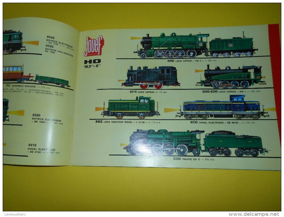 JOUEF/Marque déposée/Trains électriques  et mécaniques /HO/ 1969    VOIT27