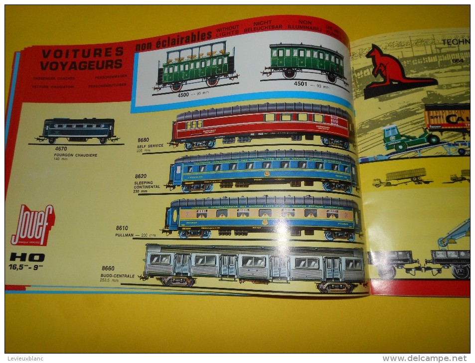 JOUEF/Marque déposée/Trains électriques  et mécaniques /HO/ 1969    VOIT27